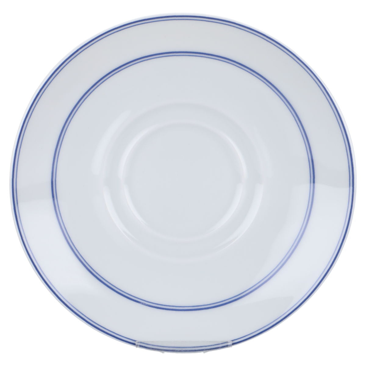 Teetasse mit Untere Weißer Rand mit blauen Ringen