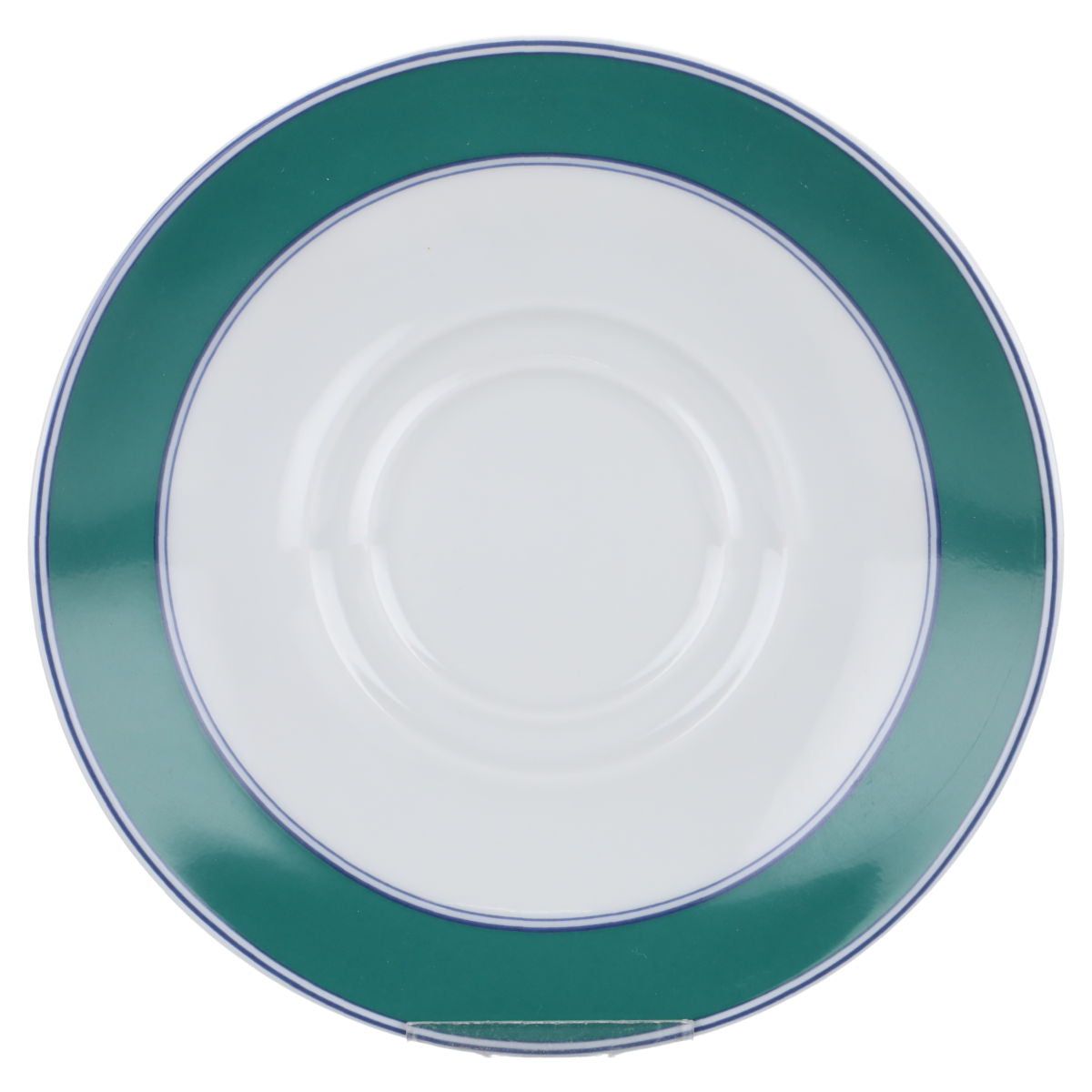 Teetasse mit Untere Grün / Teildekor