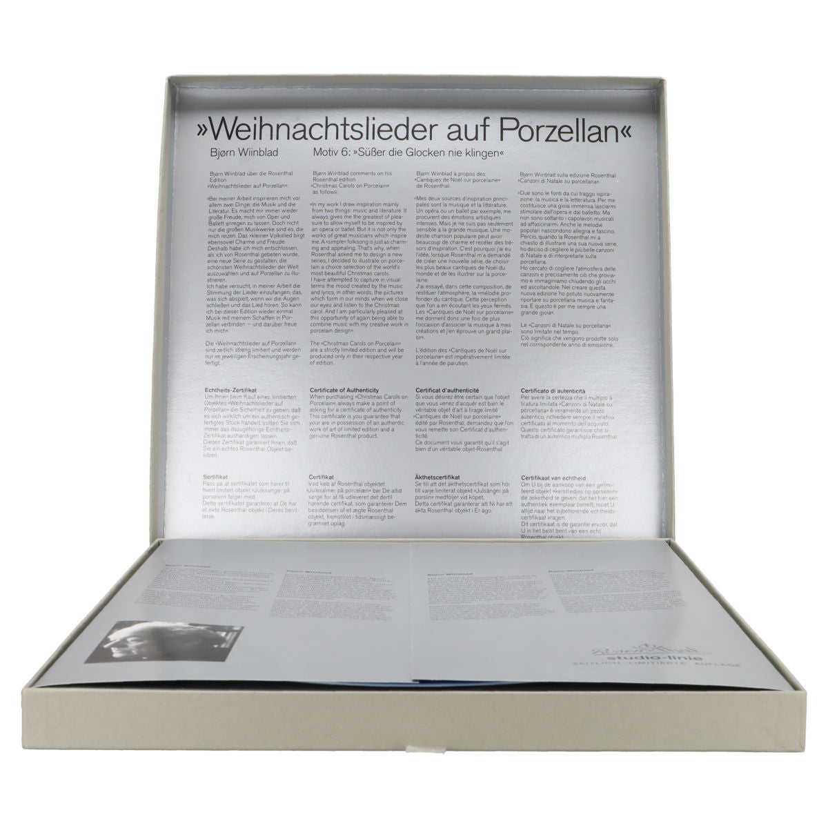 Weihnachtsteller 1988 Süßer die Glocken nie klingen