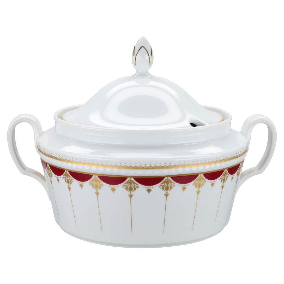 Ragout / Terrine mit Öffnung im Deckel