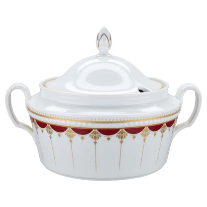 Ragout / Terrine mit Öffnung im Deckel