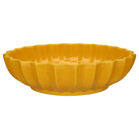 Servierschale Sternenschlae groß gelb