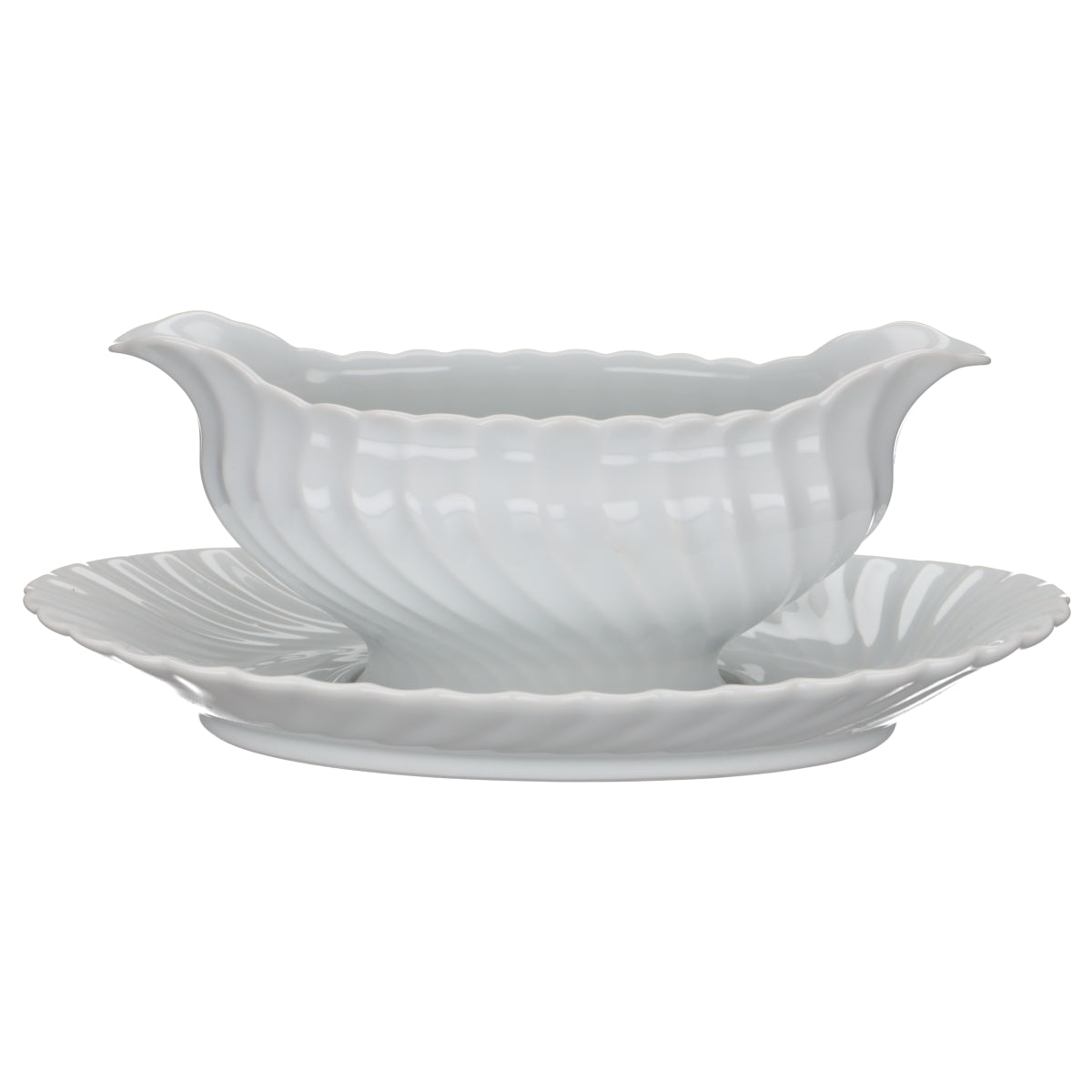 Sauciere mit Teller 2-tlg