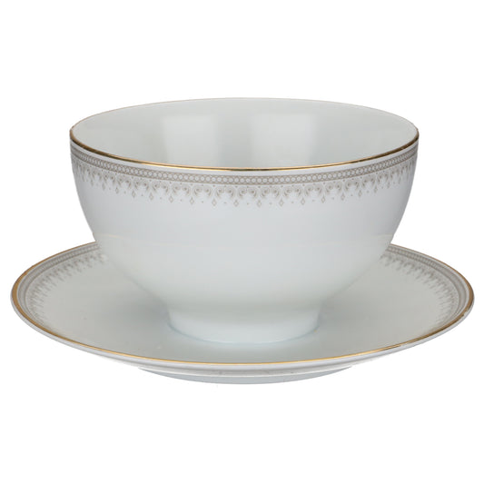 Sauciere mit Teller einteilig neues Modell