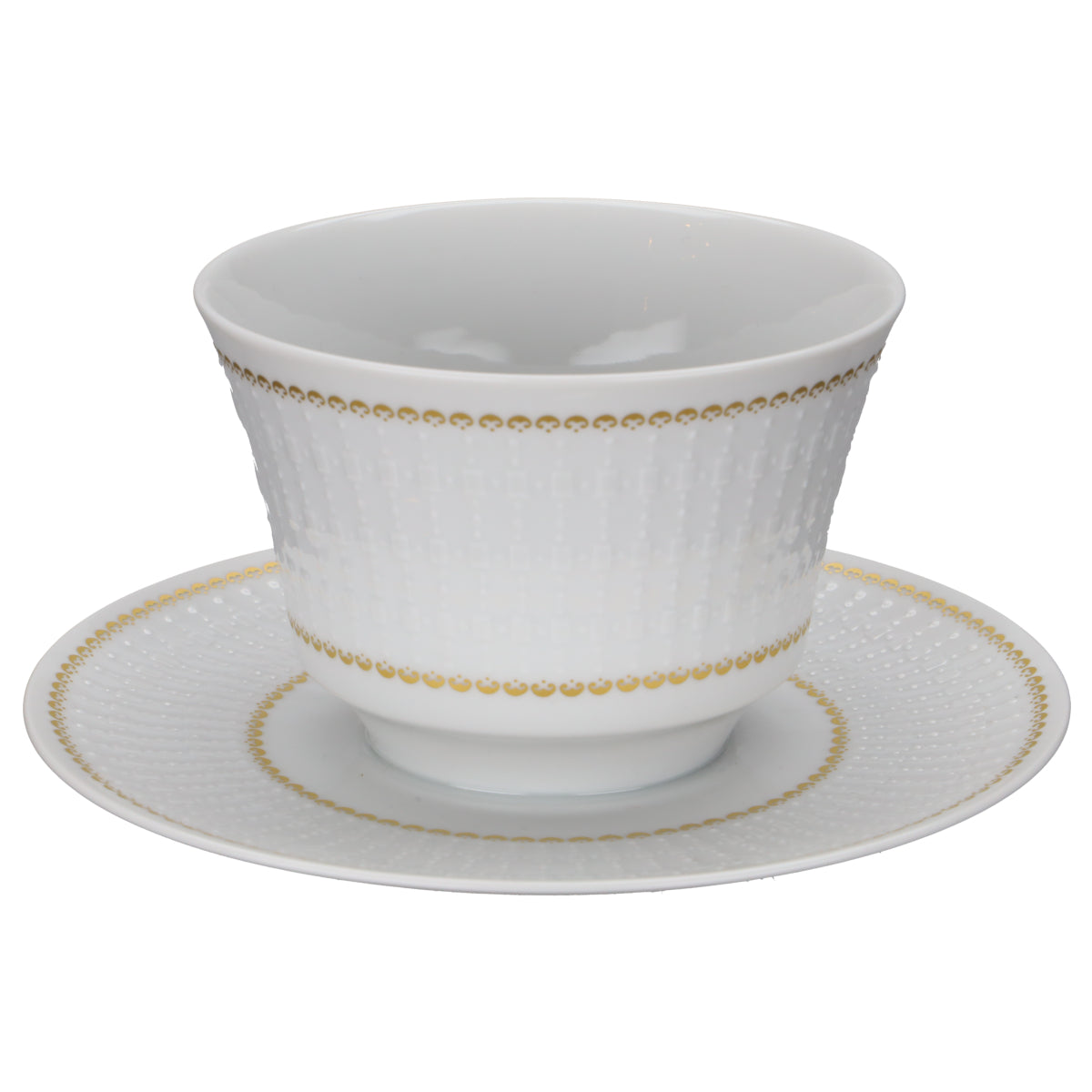 Sauciere mit Teller einteilig