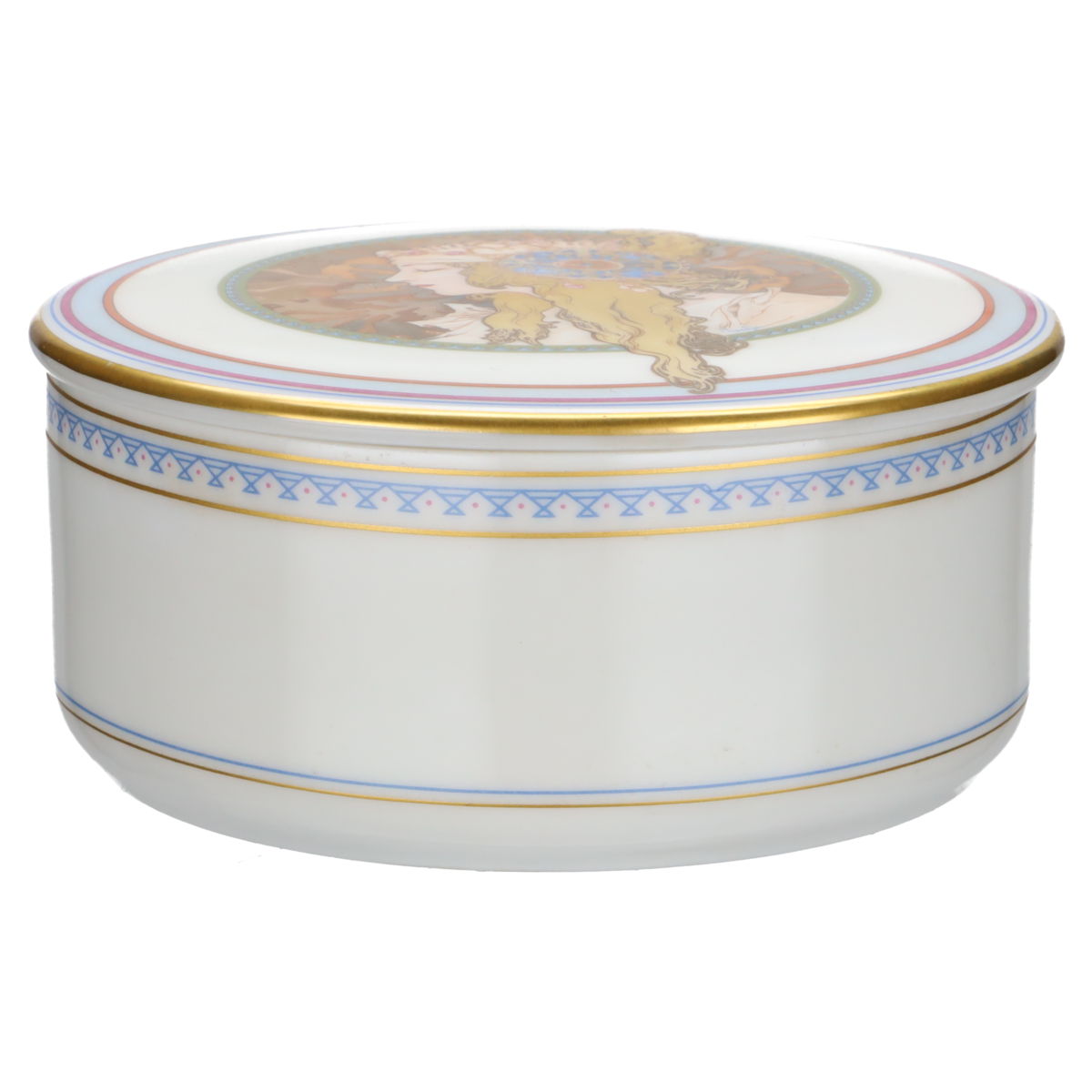 Deckeldose Alfons Mucha Die Blonde