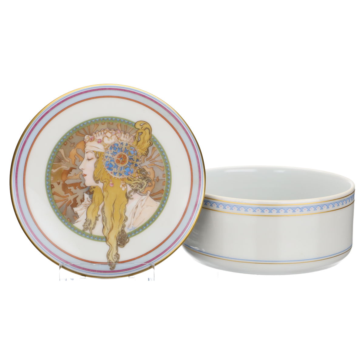 Deckeldose Alfons Mucha Die Blonde