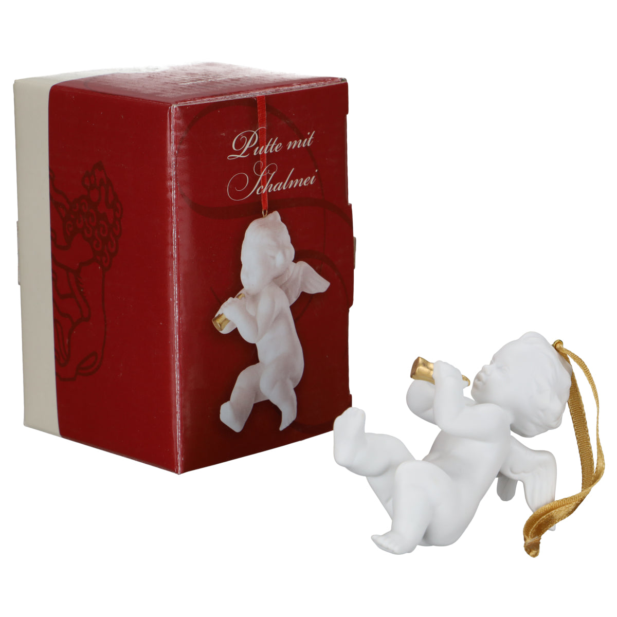 Engel mit Schalmei Baumschmuck in OVP