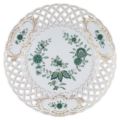 Durchbruchteller Wandteller mit Gold D 25,5 cm