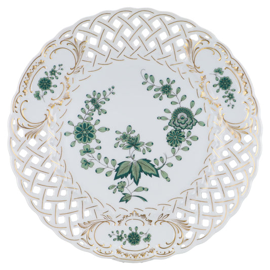 Durchbruchteller Wandteller mit Gold D 25,5 cm