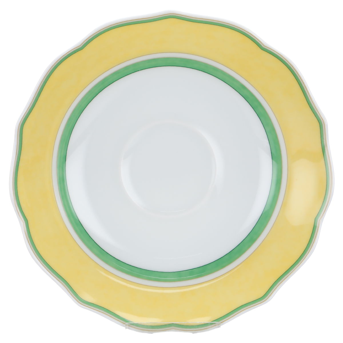 Untertasse mit Spiegel für Kaffee (Dekor: Sun)