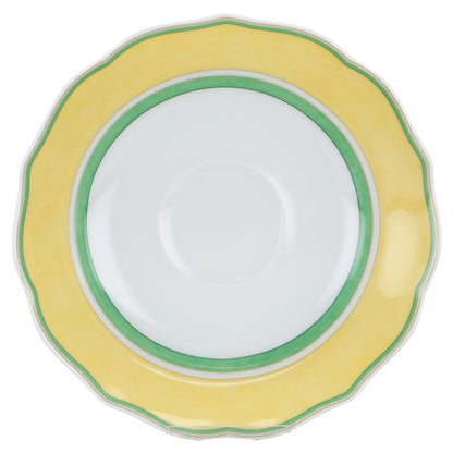 Untertasse mit Spiegel für Kaffee (Dekor: Sun)