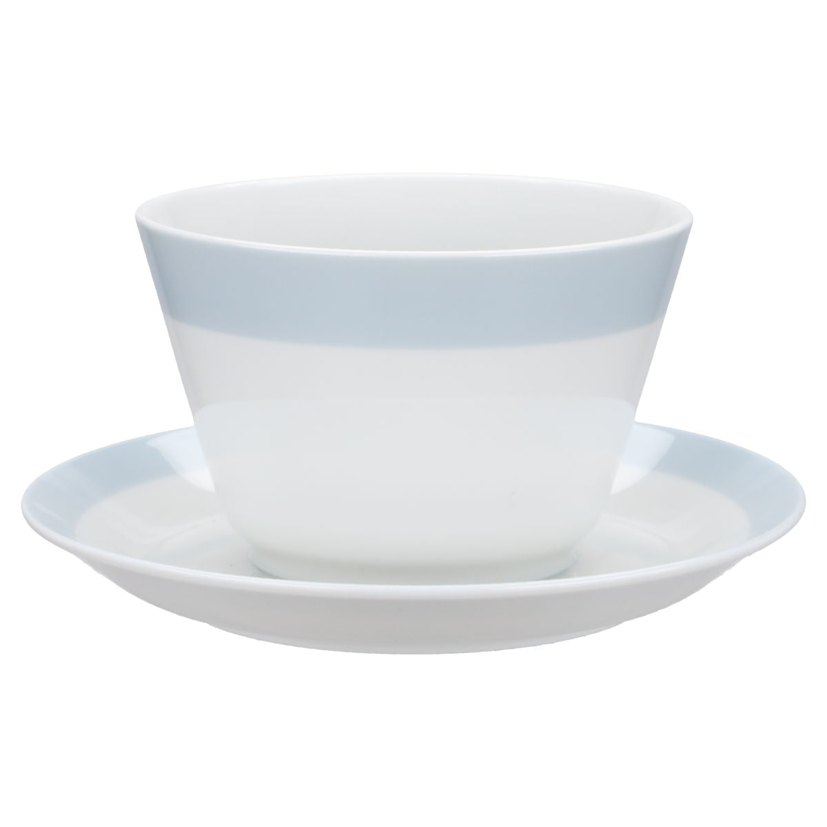 Sauciere mit Teller einteilig