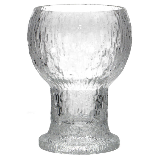 Pokal Glas auf Fuß klein