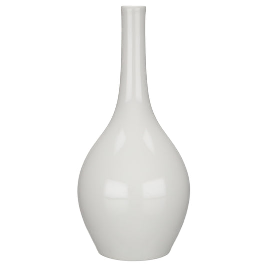 Vase Flaschenform weiß II.Wahl
