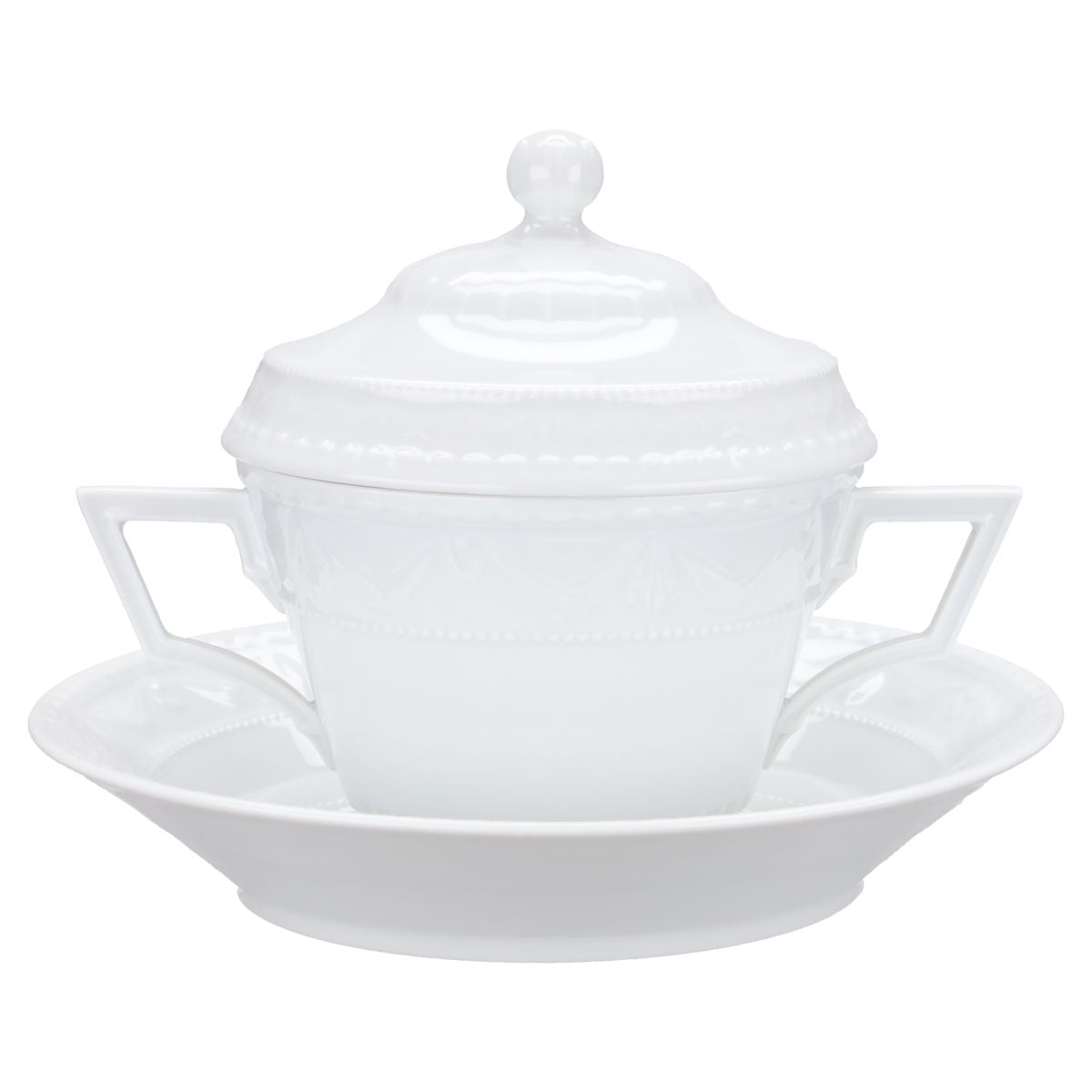 Suppentasse mit Deckel mit Untere