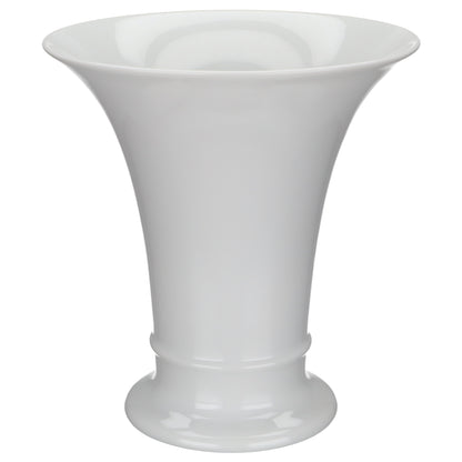 Vase Trichtervase weiß groß