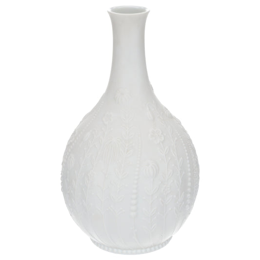 Vase weiß Biskuit unlasiert Modell 623 M. Frey