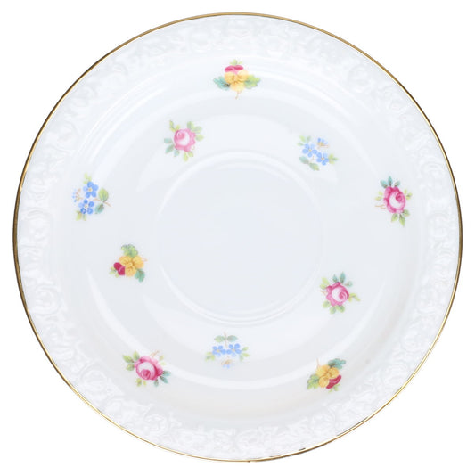 Untertasse für Kaffee einfache Goldlinie