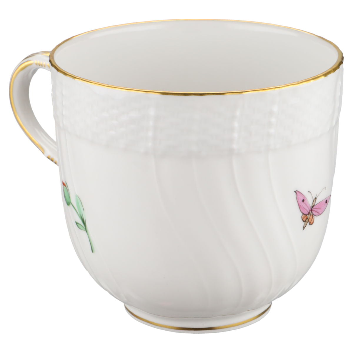 Kaffeetasse Motiv Blüte Lila