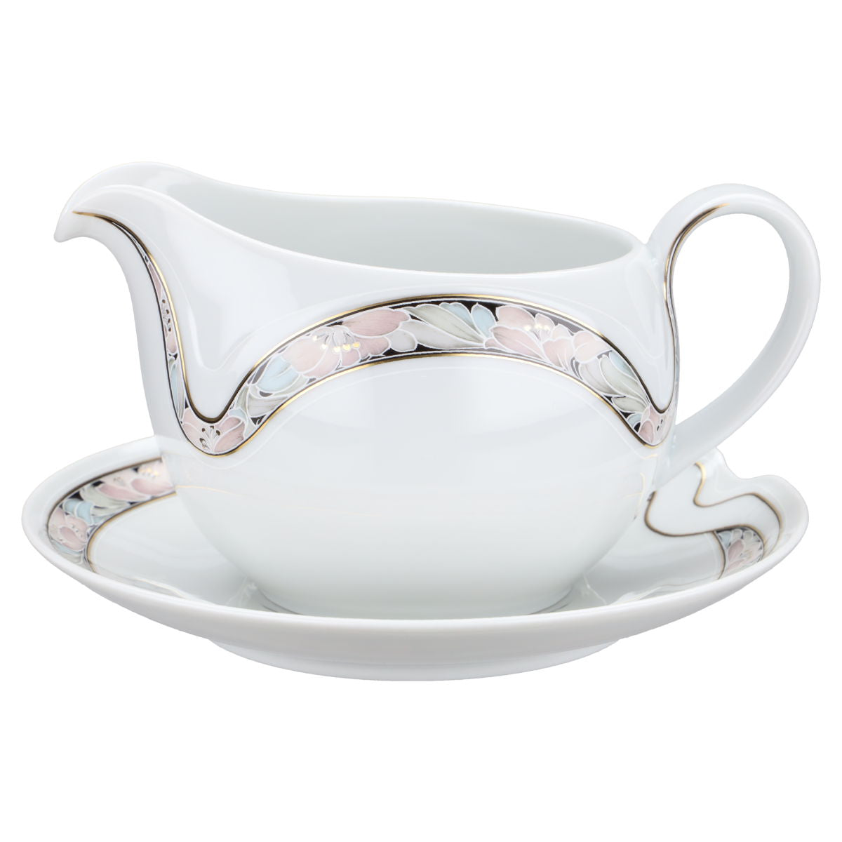 Sauciere mit Teller 2-teilig