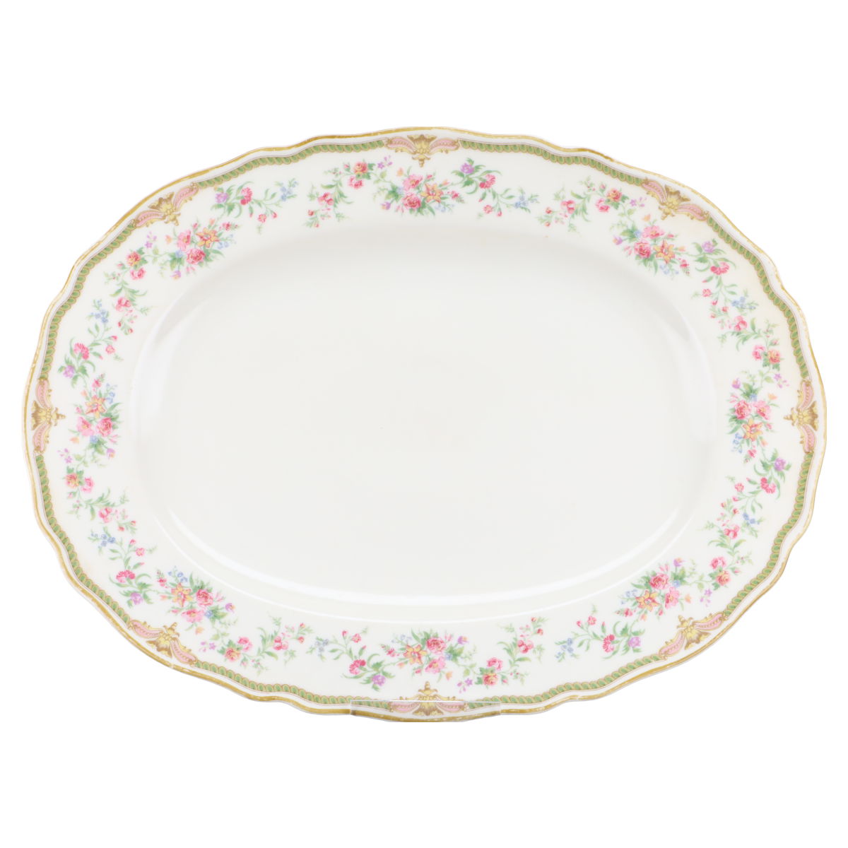 Fleischplatte klein mit Farbrand