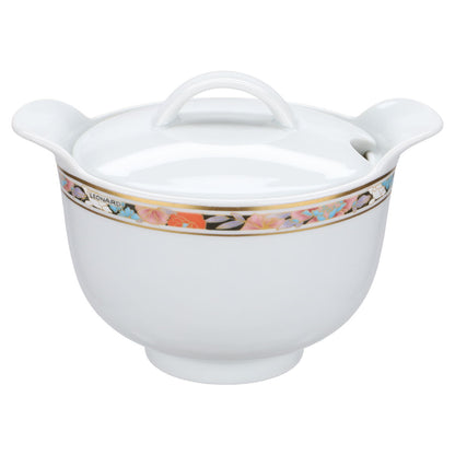 Sauciere mit Teller und Deckel 3-tlg.