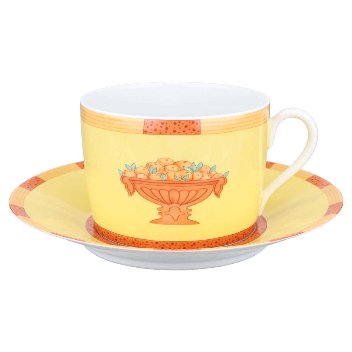 2 x Frühstückstasse XL mit Untere in der OVP