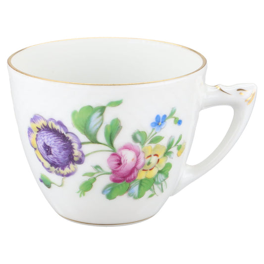 Kaffeetasse Modell 102 Blüte Lila Gelb