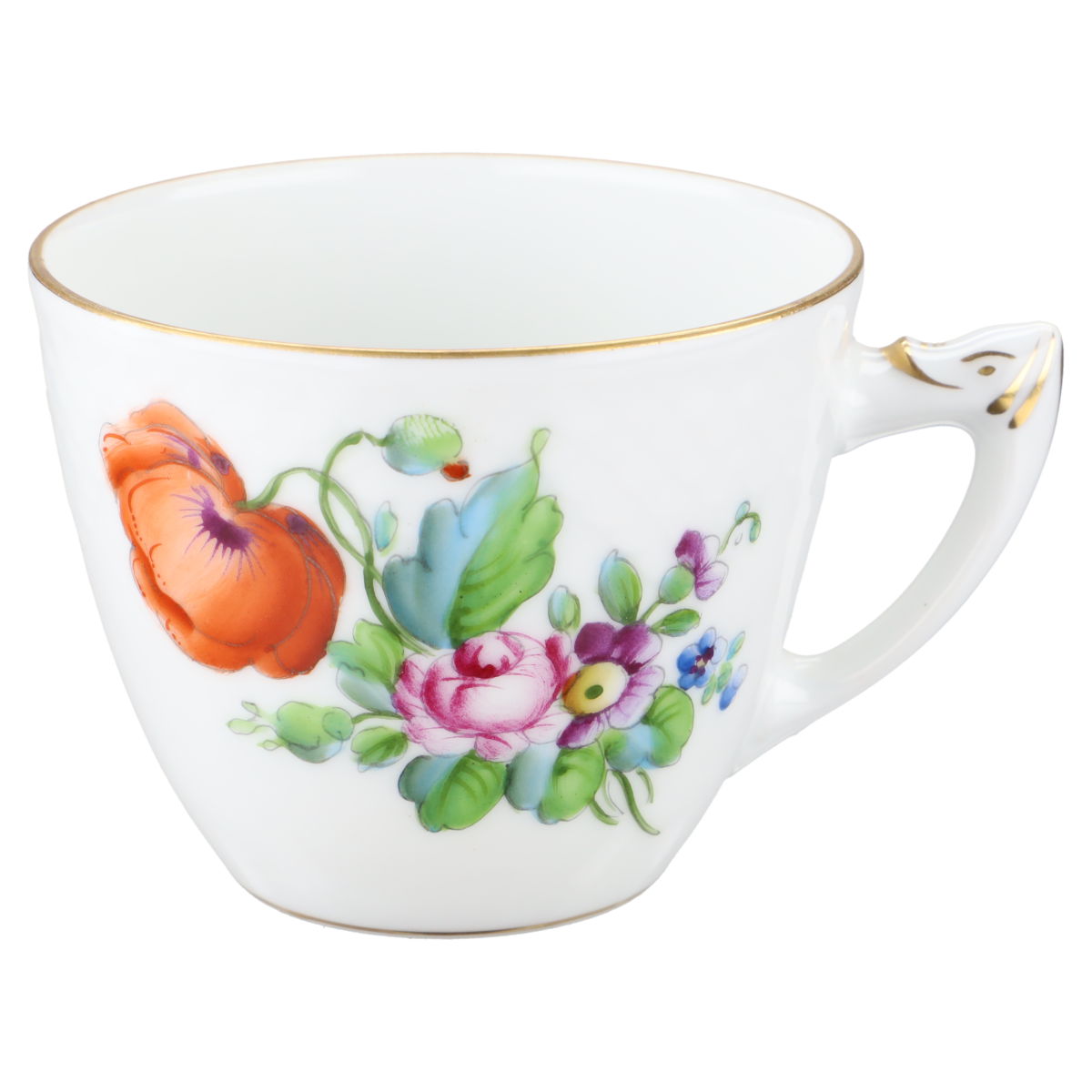 Kaffeetasse Modell 102 Blüte Orange