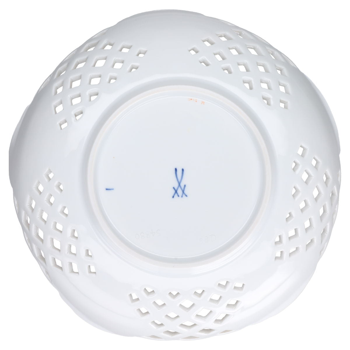 Schale Durchbruchschale Bunter Strauß mit Insekten I.Wahl