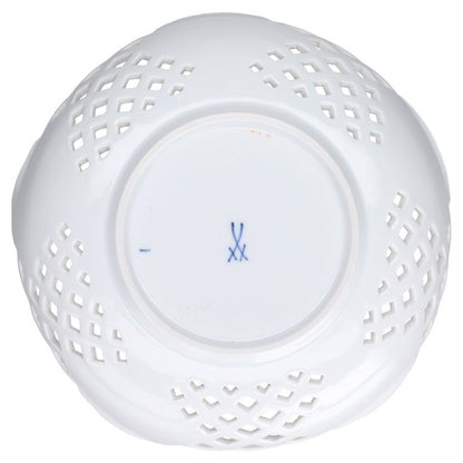 Schale Durchbruchschale Bunter Strauß mit Insekten I.Wahl