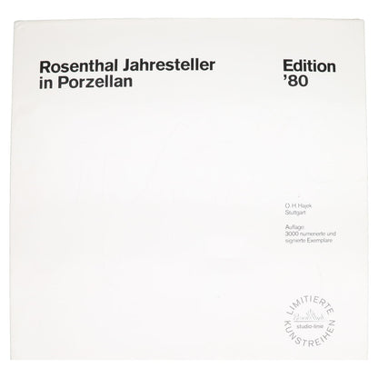 Jahresteller Edition 1980 Hajek mit OVP