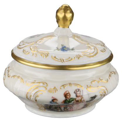 Zuckerdose klein ohne Griffe