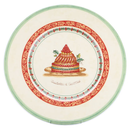 Kuchenteller groß Frühstücksteller Motiv Charlotte of Cherries