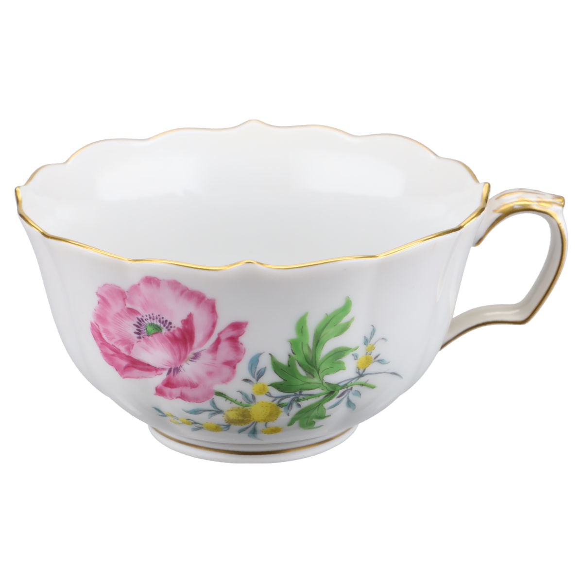 Teetasse mit Untere Mohnblüte Pink