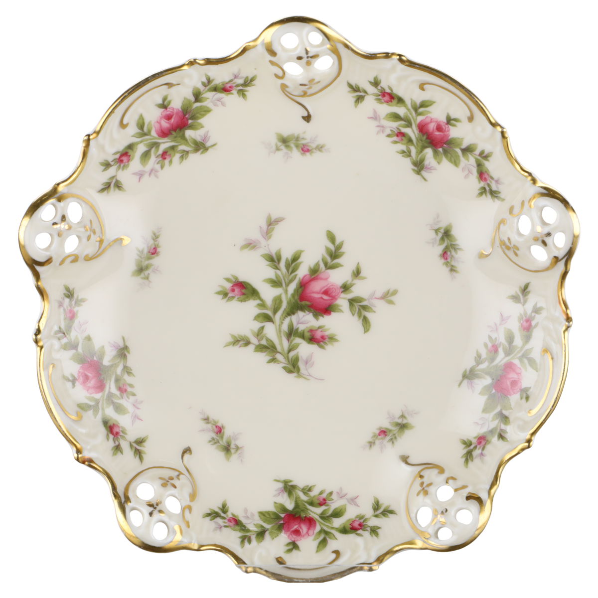 Gebäckteller Gebäckschale mit Durchbruch D 15 cm - 2