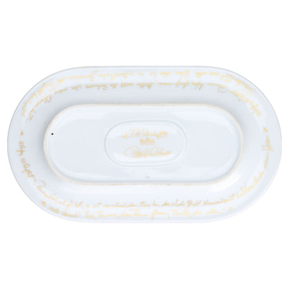 Tablett mit Milchkännchen und Zuckerdose