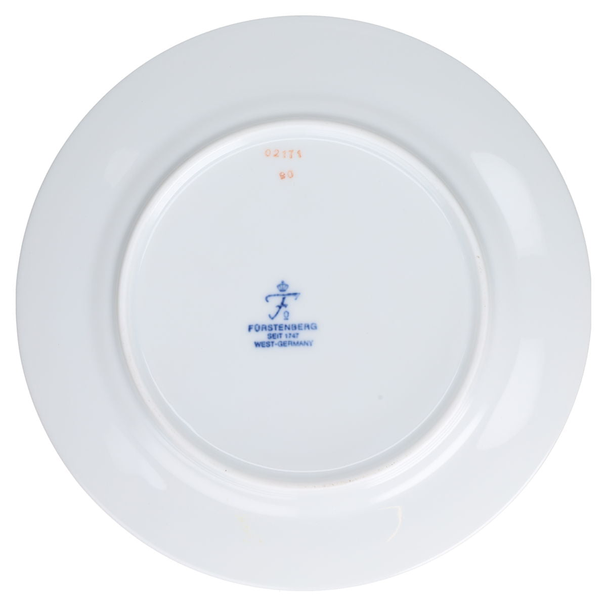 Kuchenteller klein mit Fahne (mit Tellerrand)