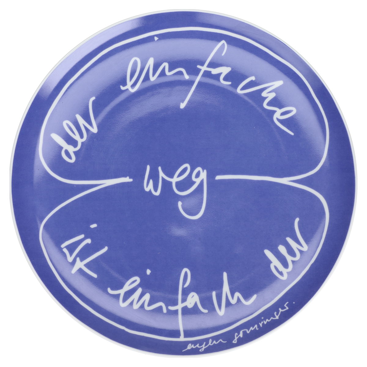 Künstlerteller Der einfache Weg, ist einfach der Weg