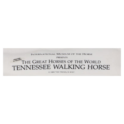 THE GREAT HORSES OF THE WORLD Tennessee Walking Horse