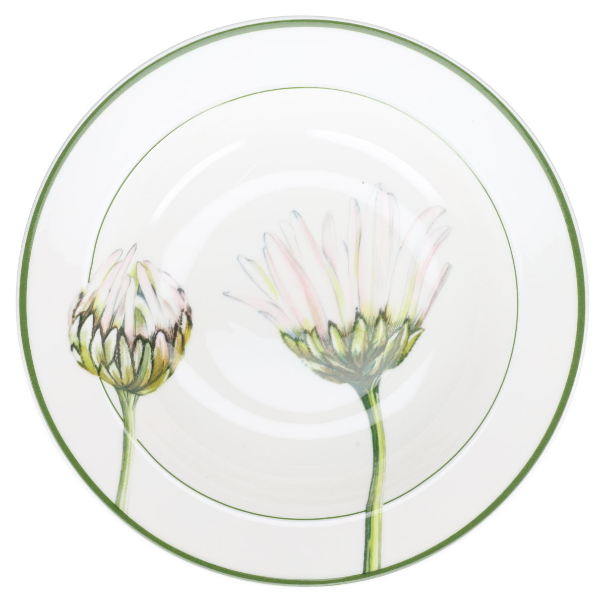 Salatteller mit Fahne Margerite