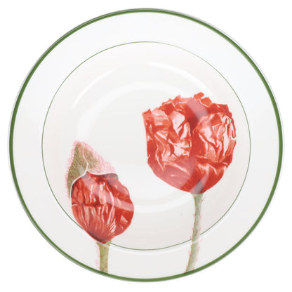 Salatteller mit Fahne Mohn