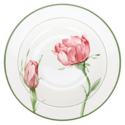 Salatteller mit Fahne Rose