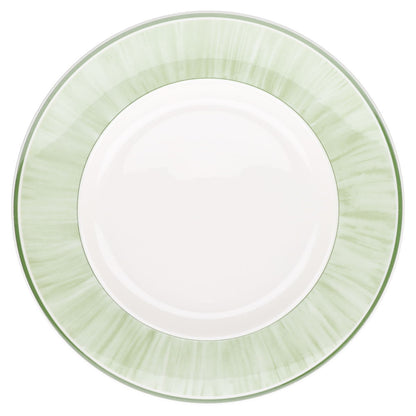 Speiseteller Teildekor grün