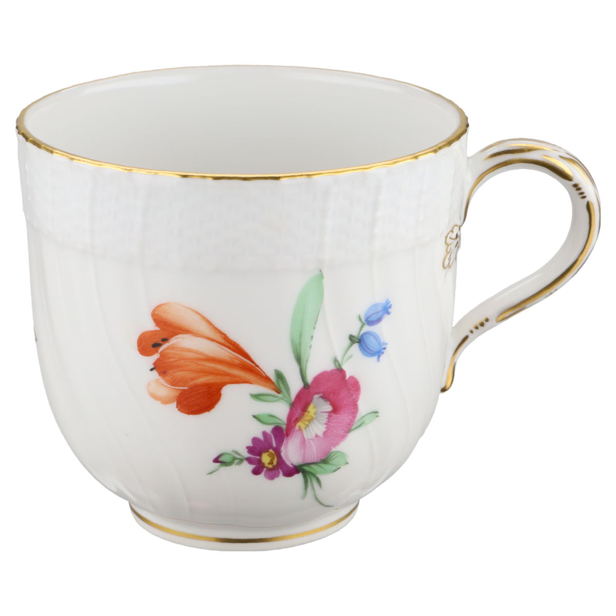 Kaffeetasse Motiv Krokus orange