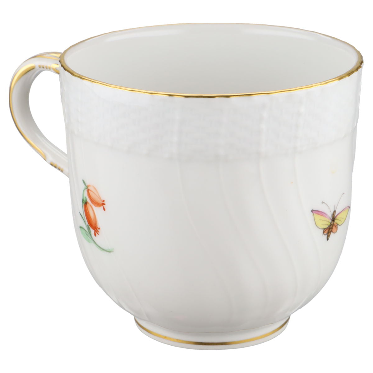 Kaffeetasse Motiv Krokus orange