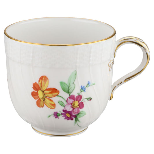 Kaffeetasse Motiv Margerite orange