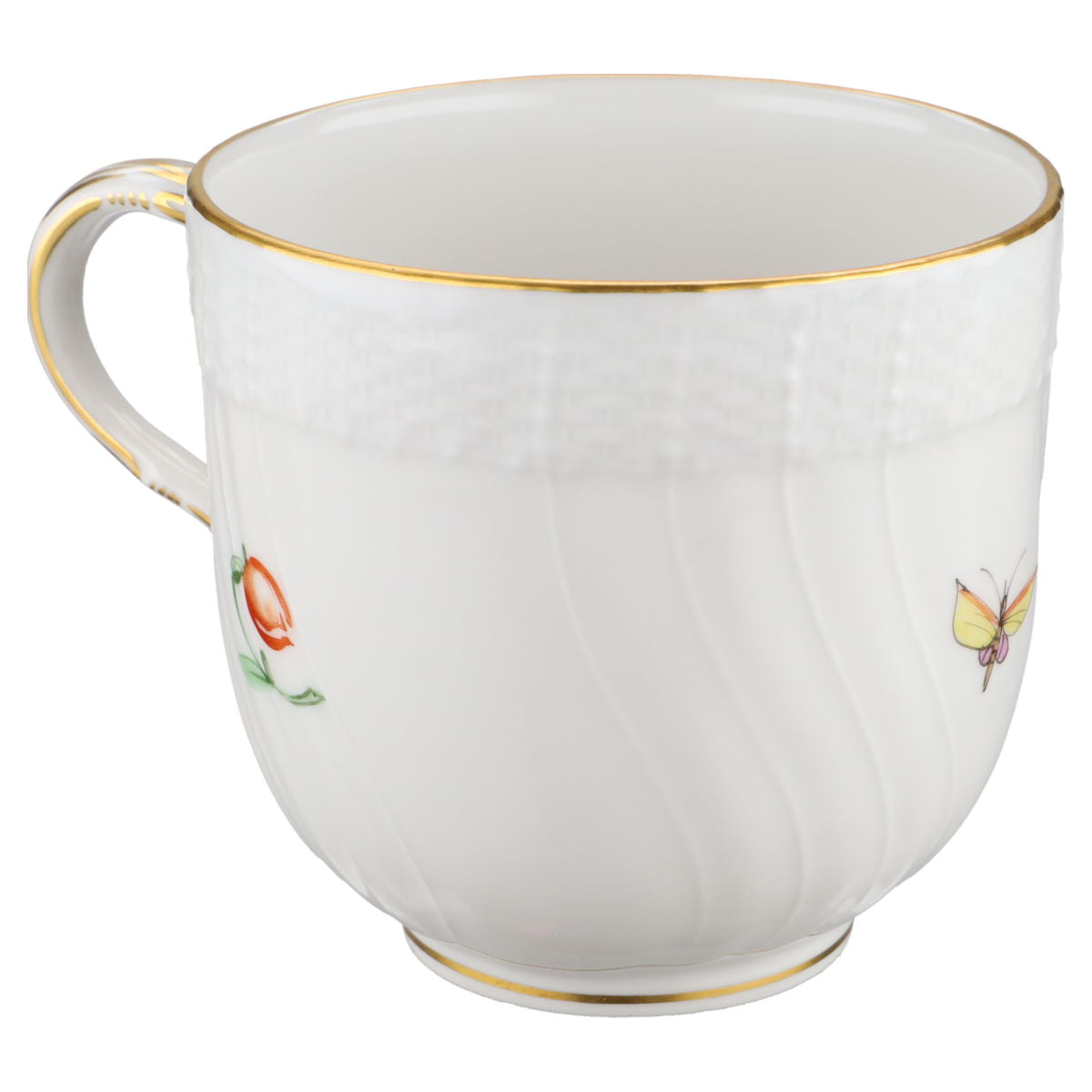 Kaffeetasse Motiv Margerite orange