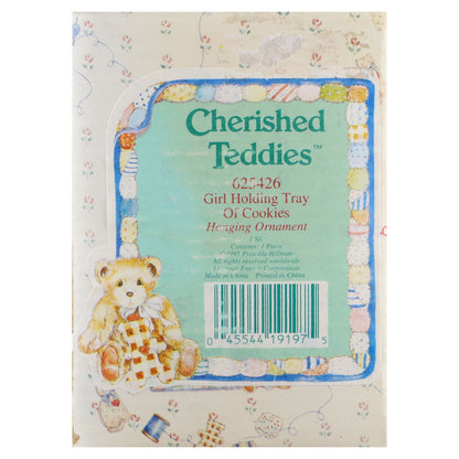 Teddy Girl Holding Tray of Cookies 625426